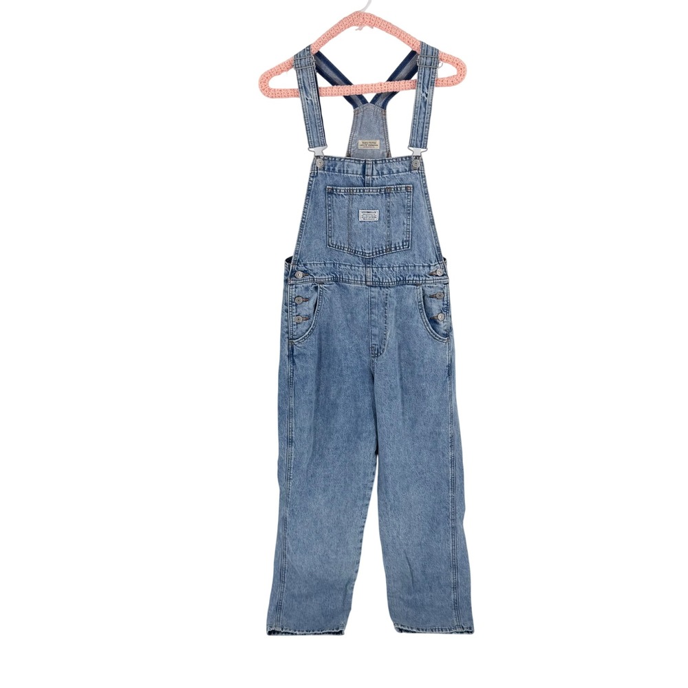 Levi's Premium Denim Overalls Blue Small Vintage Style Workwear Heritage Utility